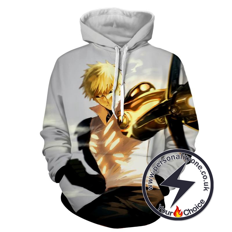 One Punch Man - Genos 3D - Hoodies